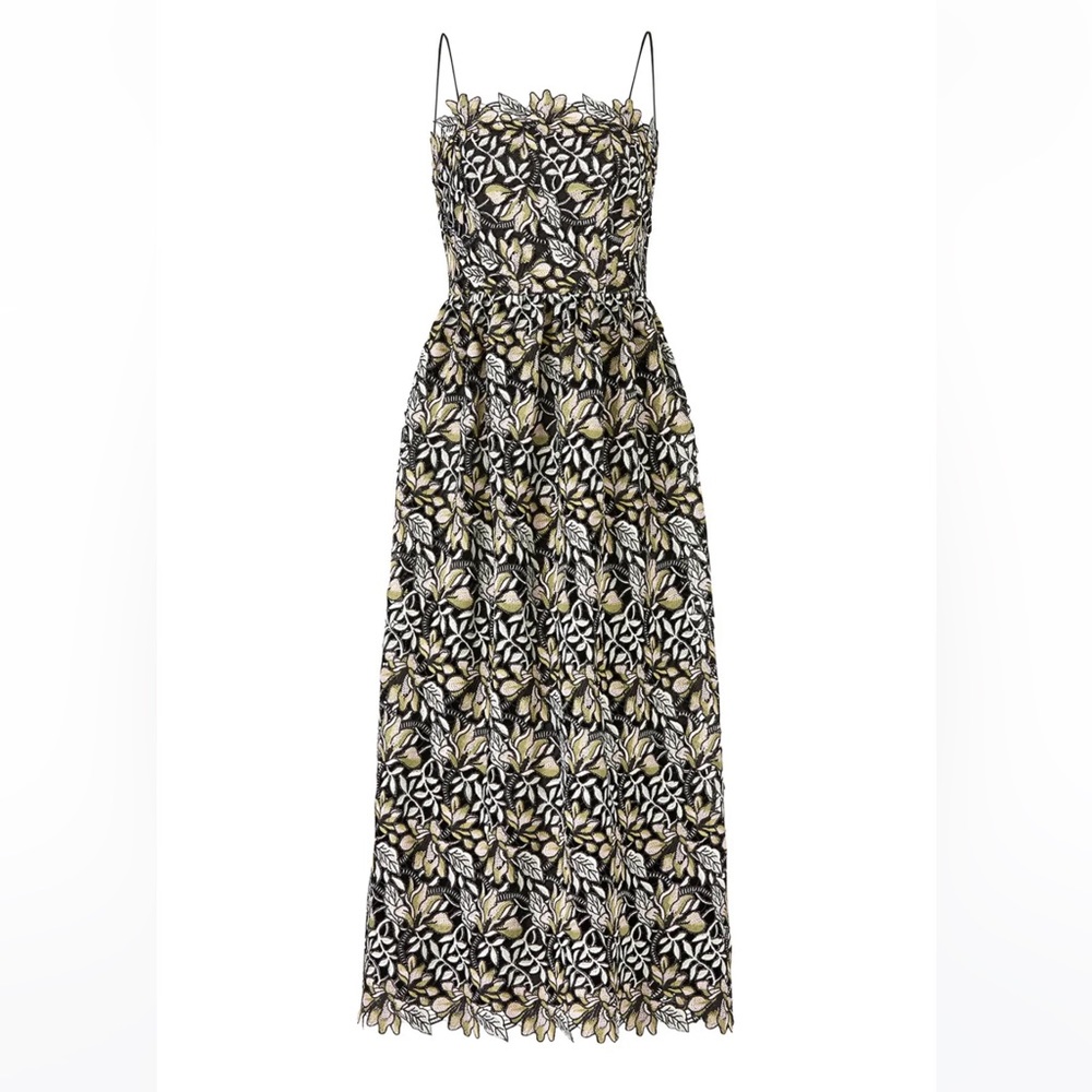 Monique Lhuiller Garden Lace Dress Size 14 - Picture 1 of 5